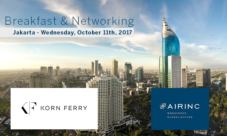 October 11th, 2017: Breakfast and Networking in Jakarta, Indonesia!
